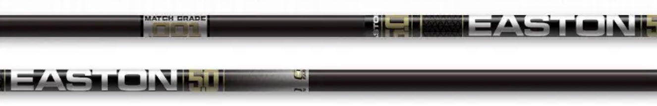 Easton 5.0 Match Grade Shafts w/HIT and Collar